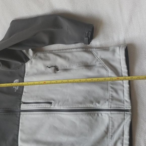 The North Face Windwall Grey Full zip Jacket Zip Pockets Size S - Picture 11 of 12